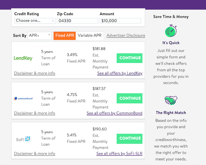 Fiona Review - Student Loan Refinance Quotes