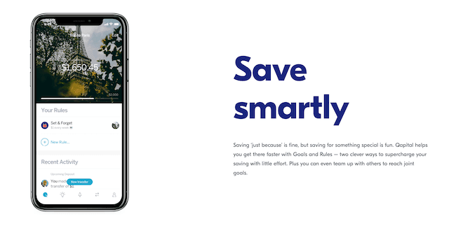 Save smartly - Qapital