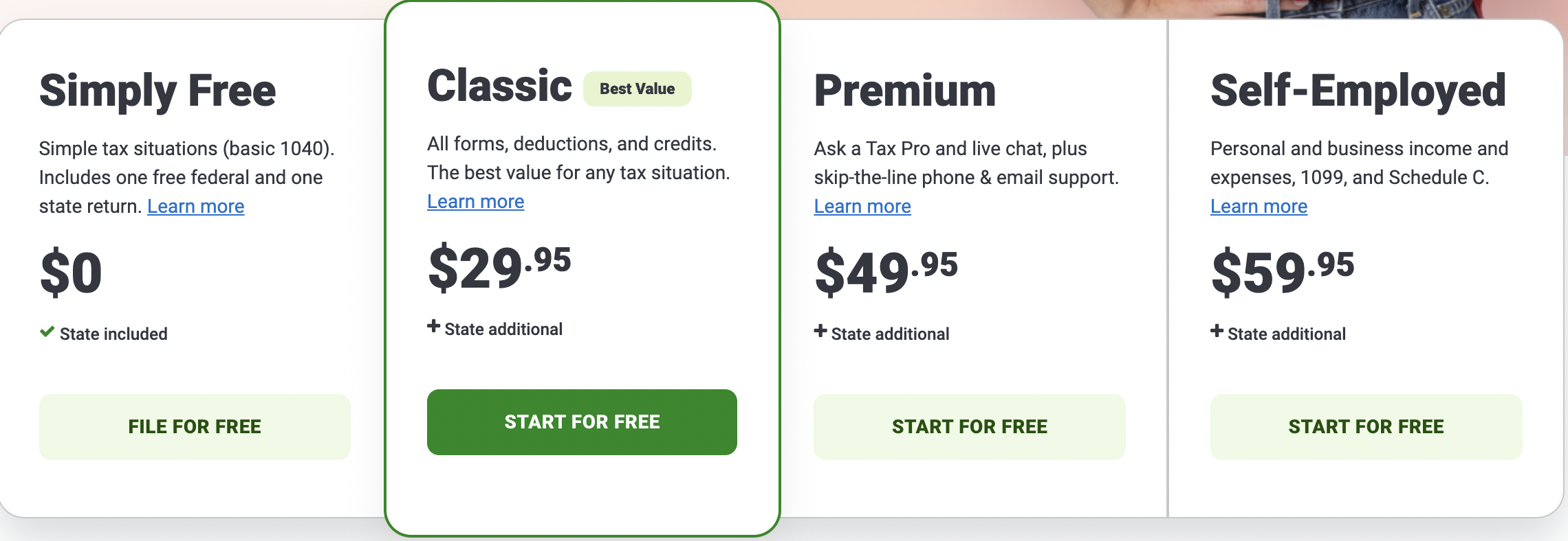 TaxSlayer pricing